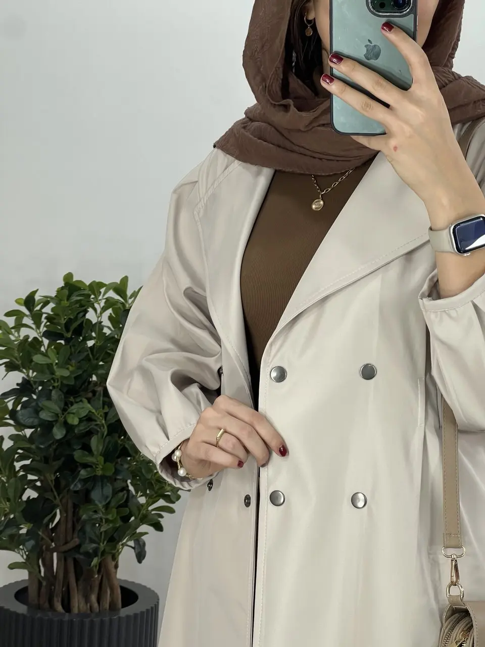 بارونی بلند ضد آب سمن